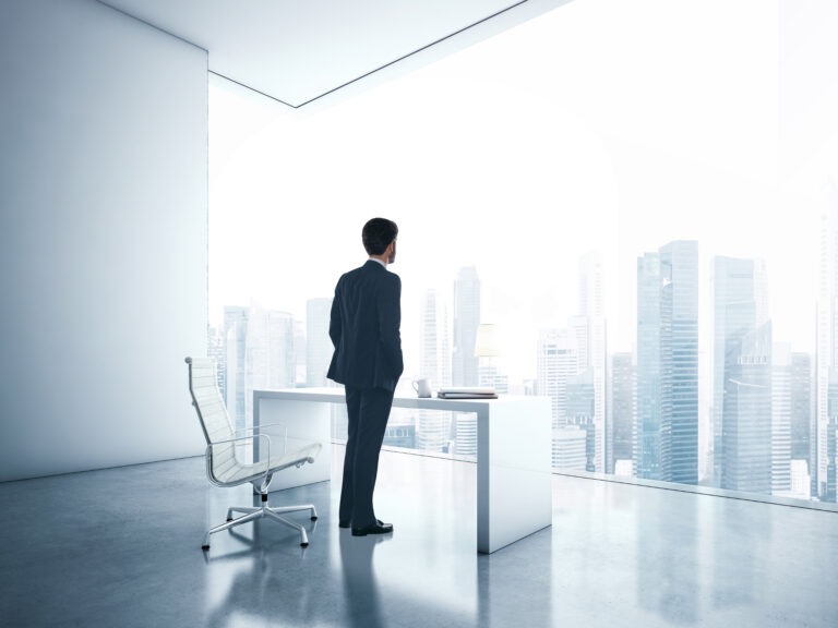 corporate employee boardroom meeting